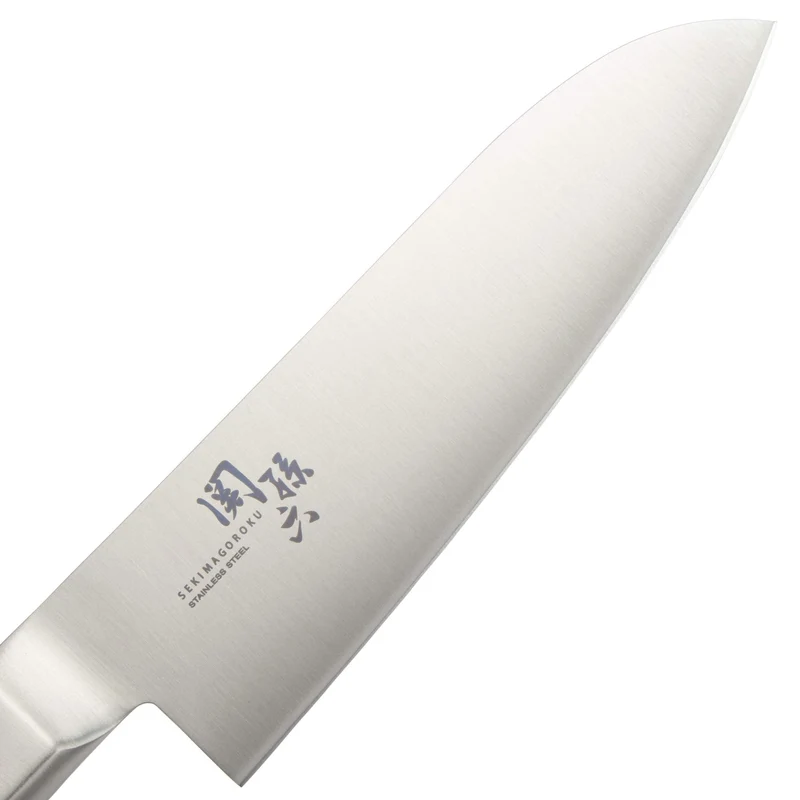 KAI Seki Magoroku All Stainless Santoku Knife 170mm 165g