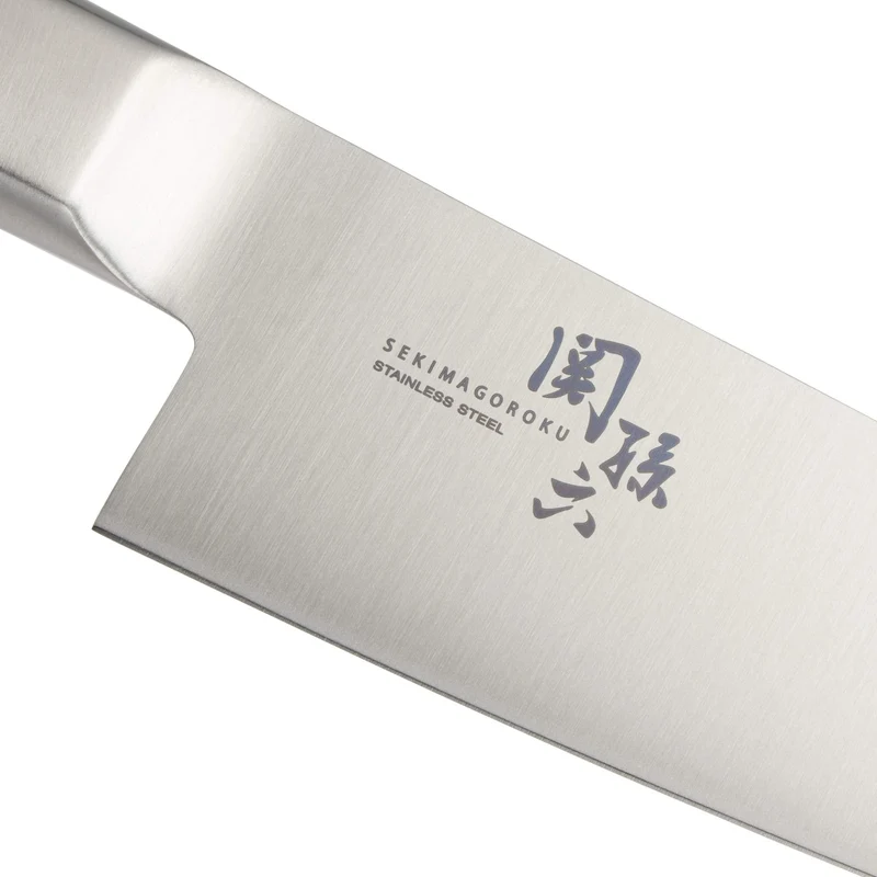KAI Seki Magoroku All Stainless Santoku Knife 170mm 165g