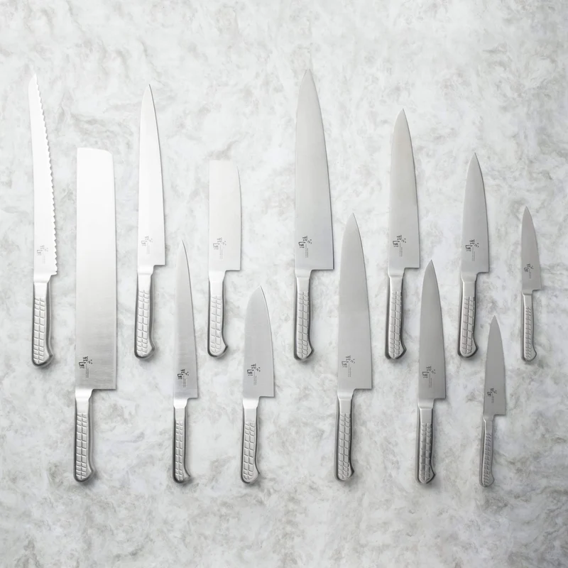 KAI Seki Magoroku All Stainless Santoku Knife 170mm 165g