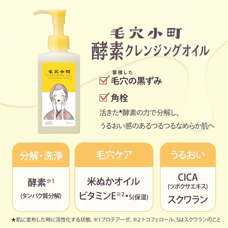 Softymo Keana Komachi Enzyme Cleansing Oil Refill 130ml Makeup Remover