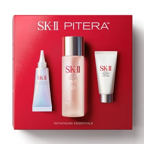 SK-II Pitera Aura Kit 75ml Essence 20g Cleanser 10ml Brightening (Niacinamide)