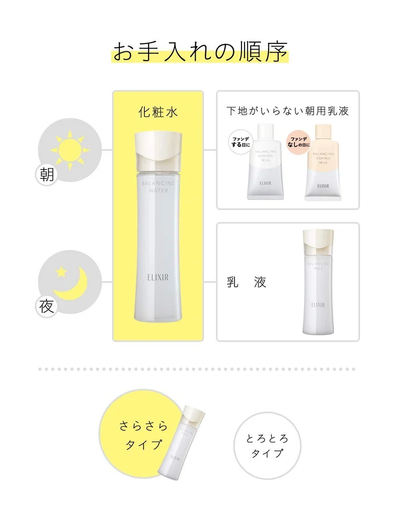 Shiseido Elixir Balancing Water (Light / Type 1) Refill 150 mL