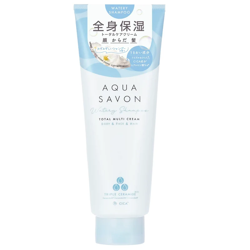 Aqua Savon Total Multi Cream Cica for Body Face Hair 230G