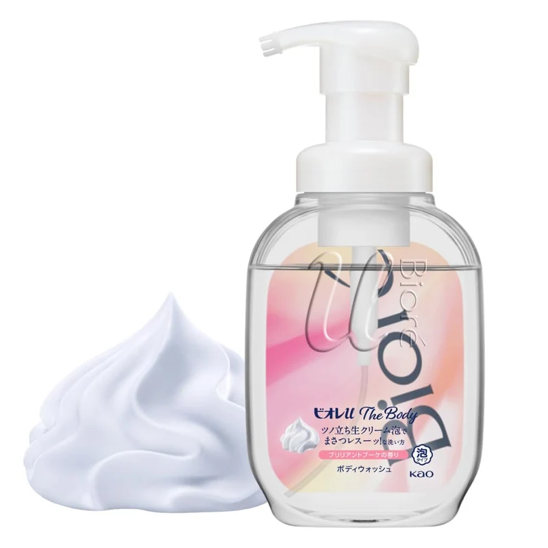 Biore U Body Foam 540ml Brilliant Bouquet Scent Luxurious Fresh Cream Soap