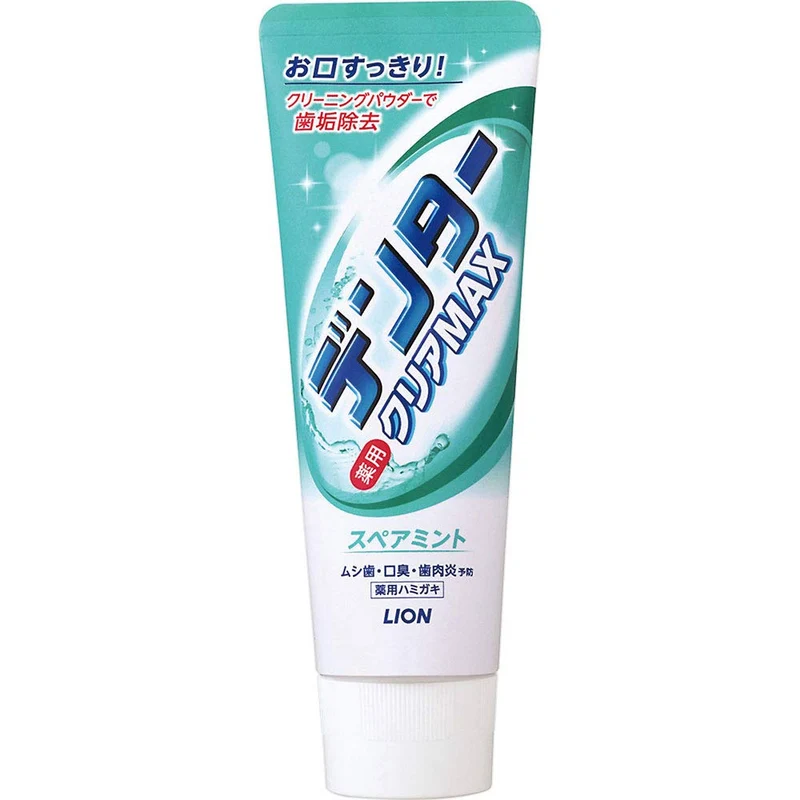 Dentor Clear Max Spearmint Toothpaste Vertical Type 140G Fresh Breath