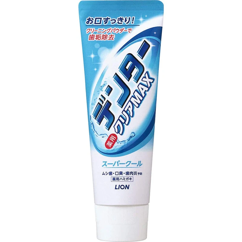 Dentor Clear Max Super Cool Vertical Type Toothpaste 140G - Advanced Dental Care