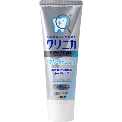 Lion Clinica Advantage Whitening Toothpaste Clear Mint 130G