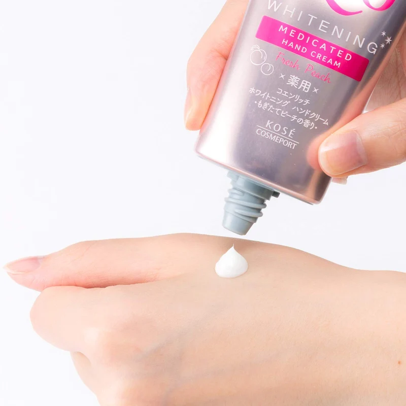 Kose Cosmeport Coenrich Yakyou Whitening Hand Cream Peach 80G