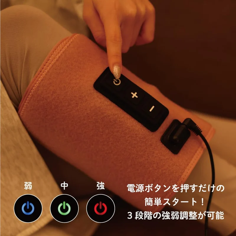 Doshisha Gorilla Calf Care One Leg Type High Power Lightweight Adjustable Purple ※100V