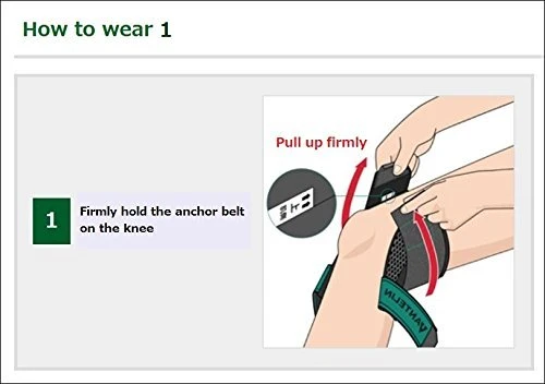 Vantelin Knee Compression Supporter Regular/M Size Black (36-41cm)
