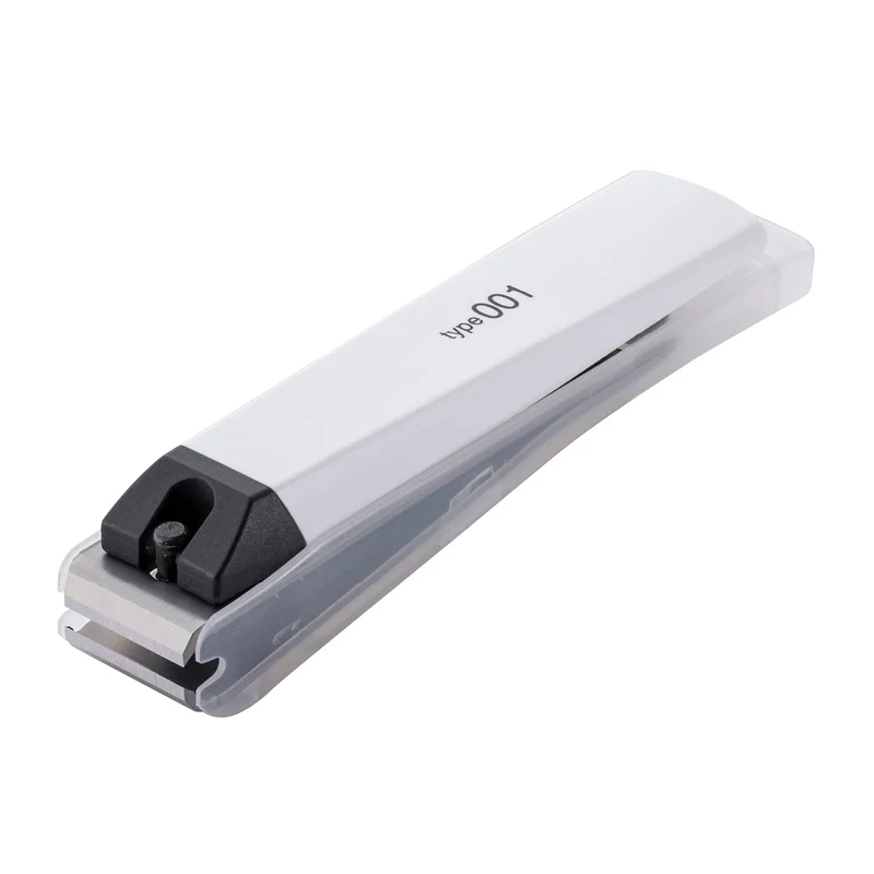 Kai Corporation Nail Clipper Type001 L White Straight Blade