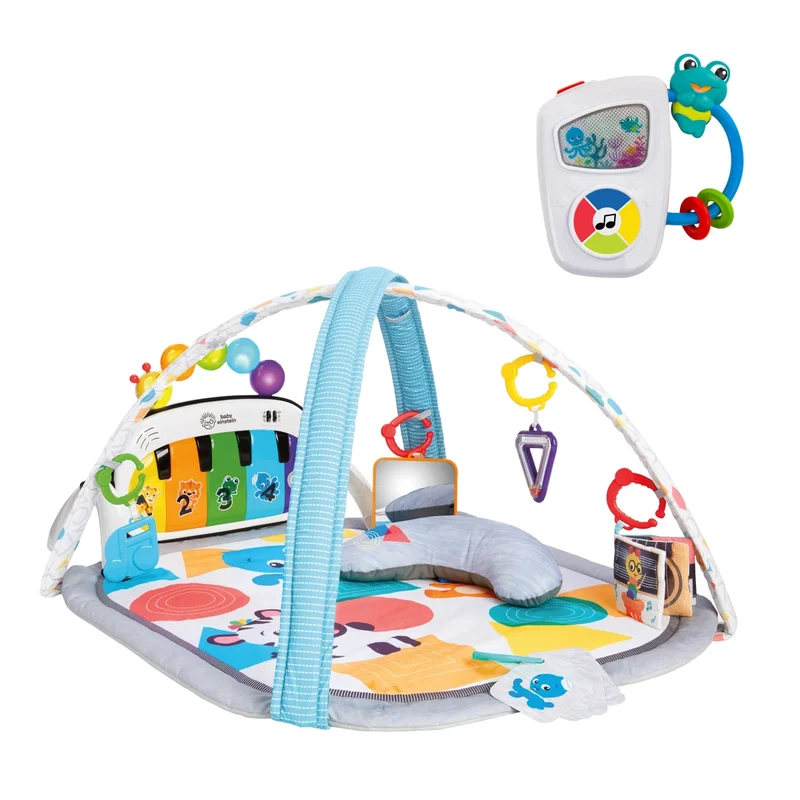 BABY EINSTEIN - Tapis d'Éveil et d'Activités avec Jouets à Emporter Ultimate 5-in-1 Kickin' Tunes