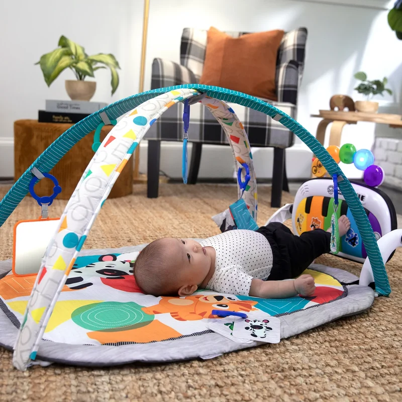 BABY EINSTEIN - Tapis d'Éveil et d'Activités avec Jouets à Emporter Ultimate 5-in-1 Kickin' Tunes