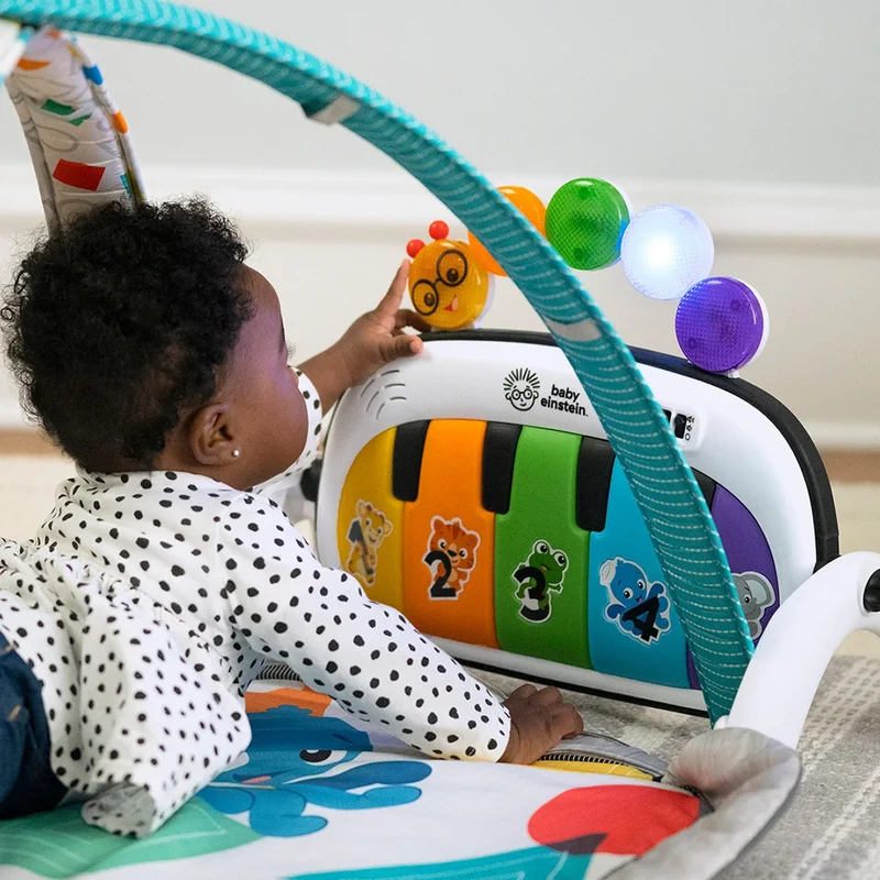 BABY EINSTEIN - Tapis d'Éveil et d'Activités avec Jouets à Emporter Ultimate 5-in-1 Kickin' Tunes