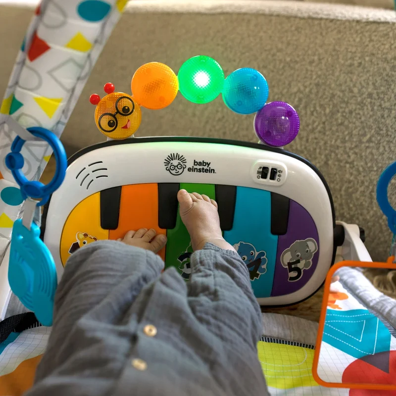 BABY EINSTEIN - Tapis d'Éveil et d'Activités avec Jouets à Emporter Ultimate 5-in-1 Kickin' Tunes