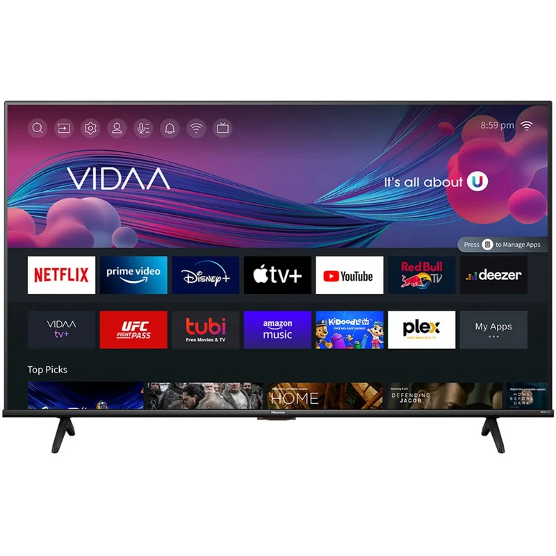 HISENSE - Téléviseur Intelligent VIDAA Ultra HD 4K A6KV de 65 po *Boite Ouverte*