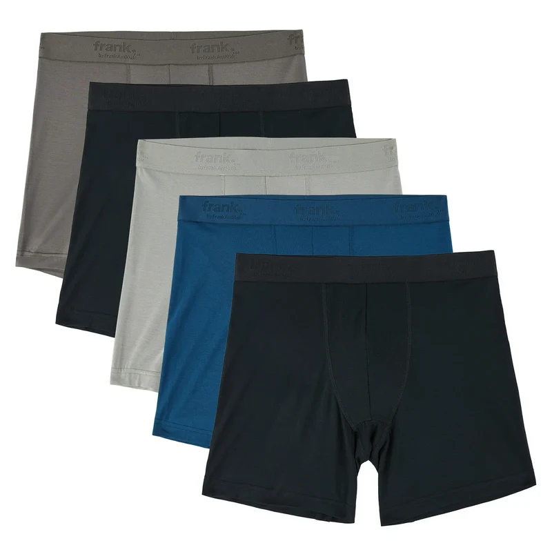 FRANK BY FRANK AND OAK - Paquet de 5 Caleçons Boxeur pour Homme