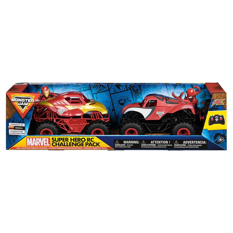 MONSTER JAM - Coffret Super Hero RC Challenge Marvel