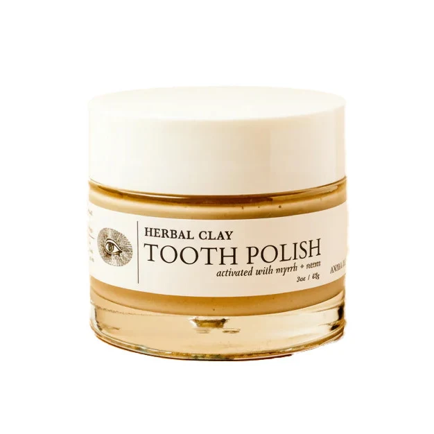 Tooth Polish: Herbal Clay, Activated with Myrrh + Neem 85 g