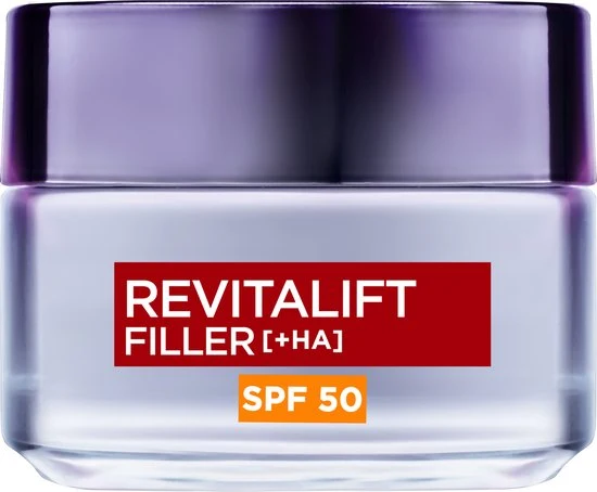 L’Oréal Paris Revitalift Filler Anti-Aging Dagcrème - met Hyaluronzuur - en SPF 50 - 50ml