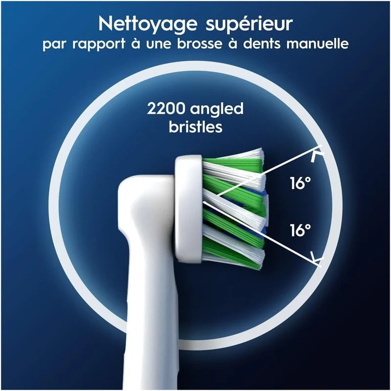 Oral-B Pro Cross Action Borstels voor elektrische tandenborstels, 8 stuks