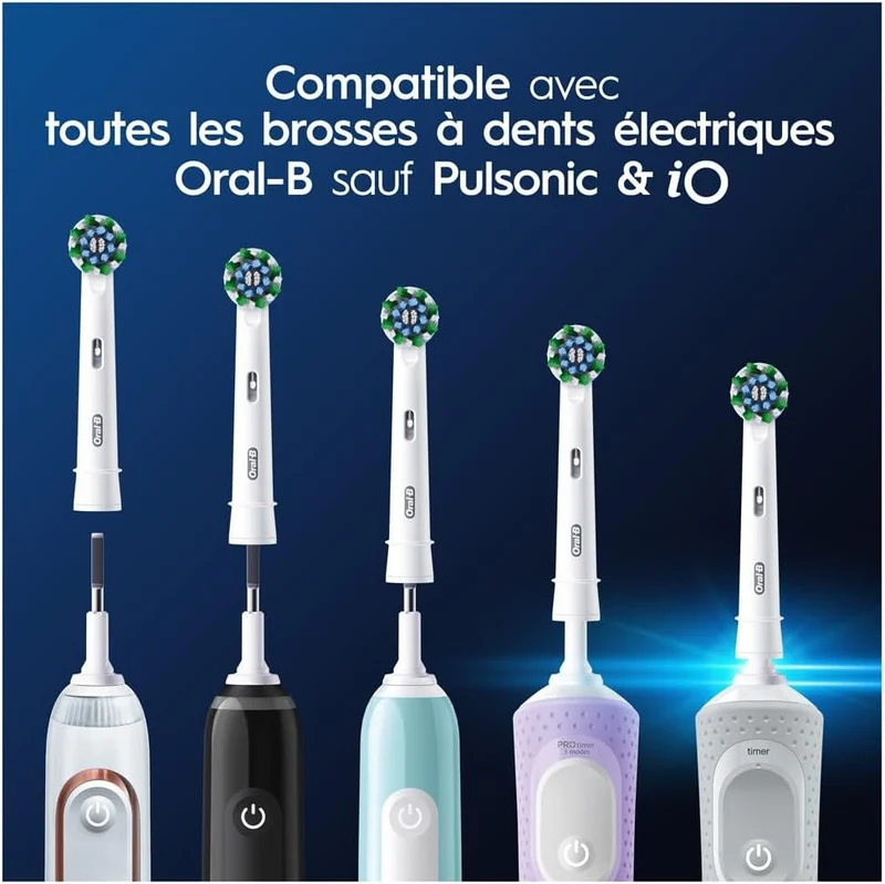 Oral-B Pro Cross Action Borstels voor elektrische tandenborstels, 8 stuks