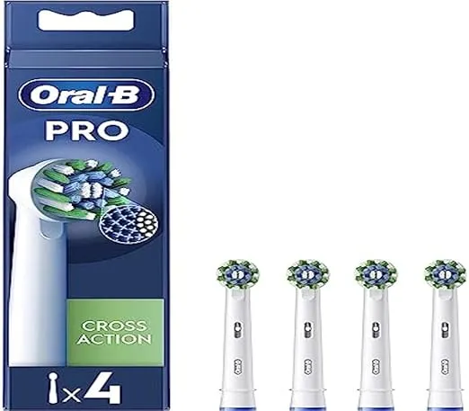 Oral-B Pro Cross Action Borstels voor elektrische tandenborstels, 4 stuks
