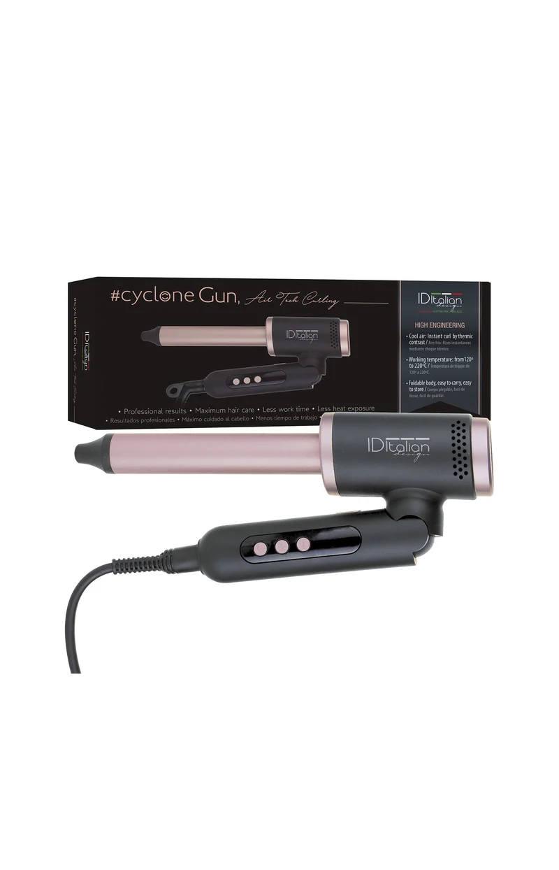 Fer à boucler - Cyclone Gun Curler - Pliable