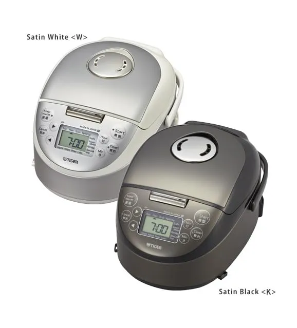 Tiger Rice cooker for overseas IH 3 cup 220V JPF-A55W KZ (Satin Black) Made in Japan