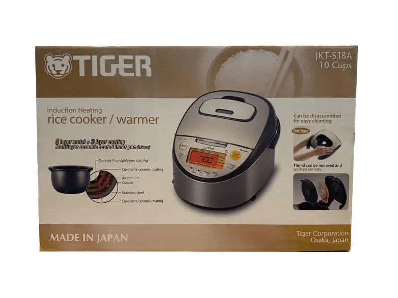 Tiger IH rice cooker JKT-S18A 10-cup AC230-240V Made in Japan