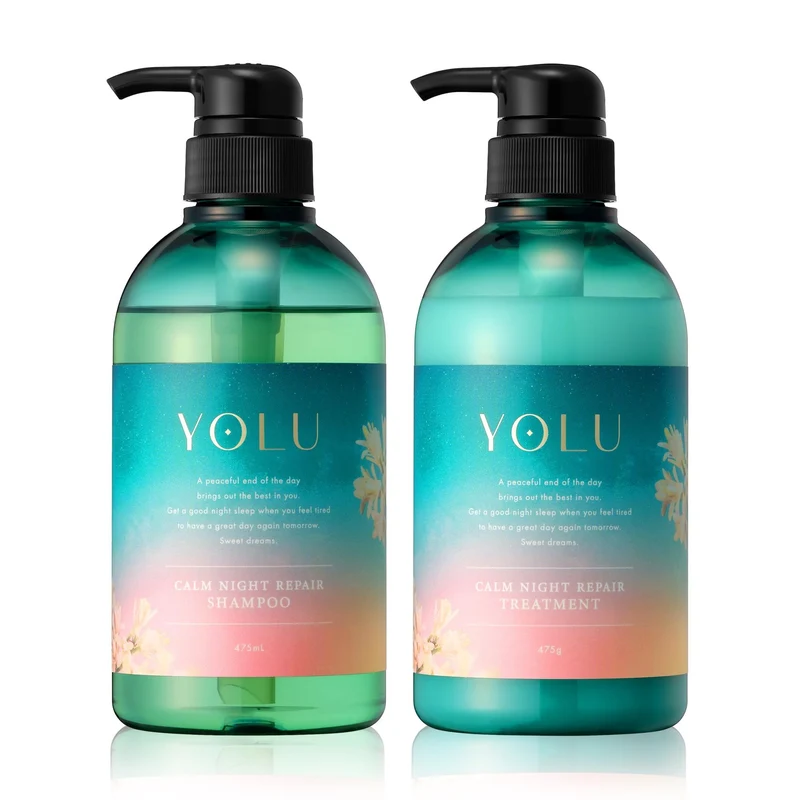 2024 Summer Limited Edition YOLU Shampoo & Treatment Set Calm Night Repair Tuberose