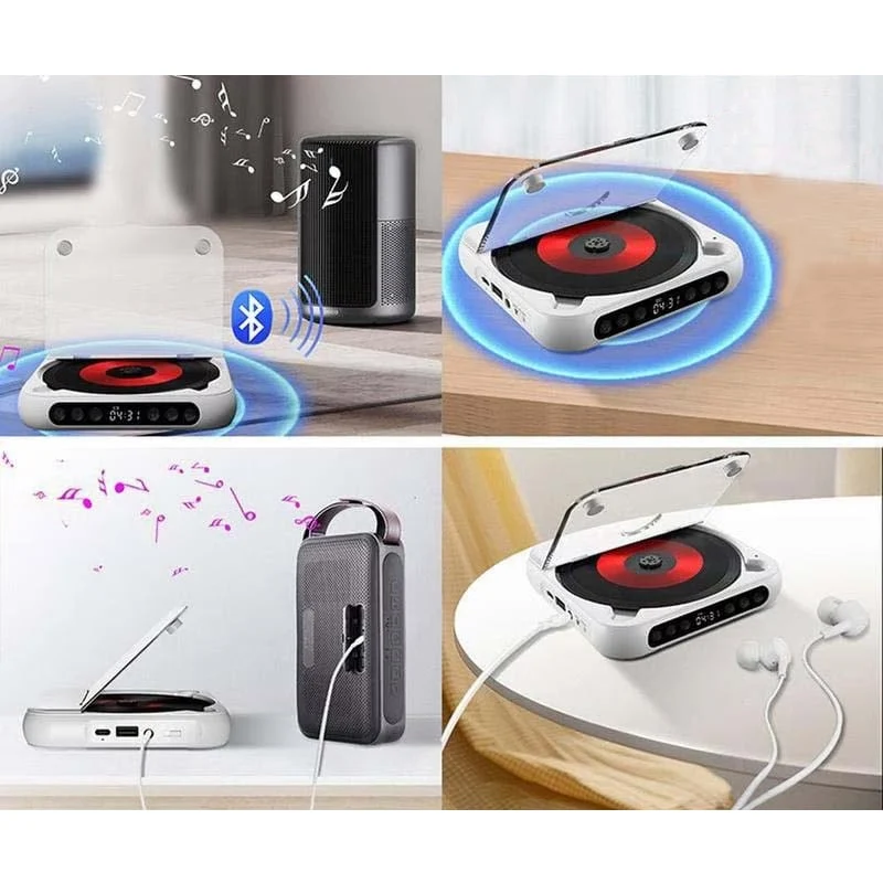 Lettore CD portatile - Bluetooth | Audio Hi-Fi | Vari Colori