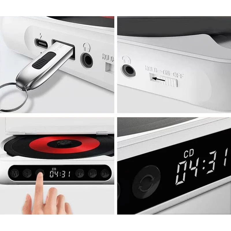 Lettore CD portatile - Bluetooth | Audio Hi-Fi | Vari Colori