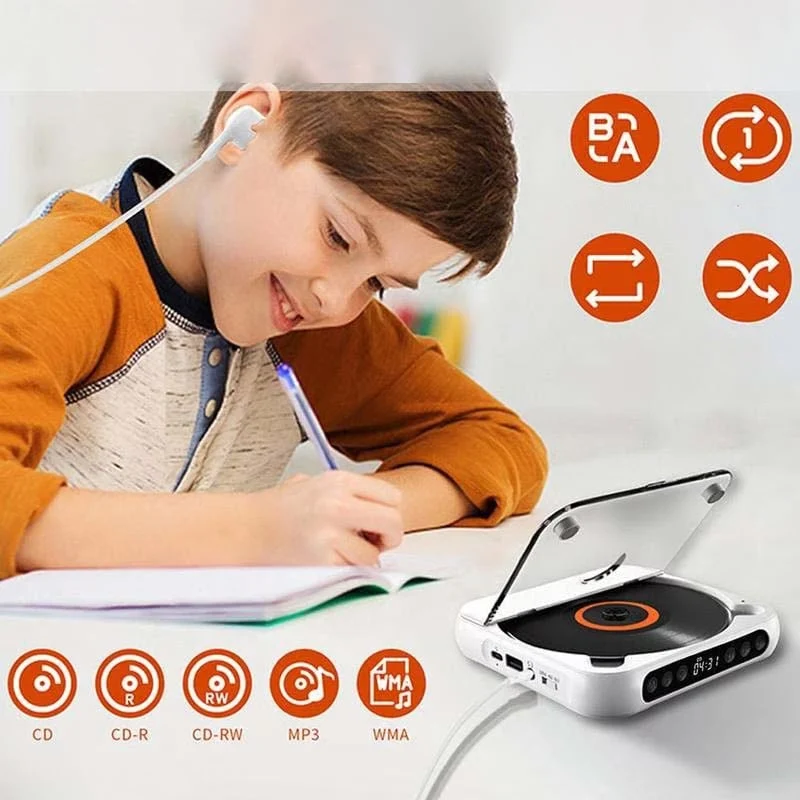 Lettore CD portatile - Bluetooth | Audio Hi-Fi | Vari Colori