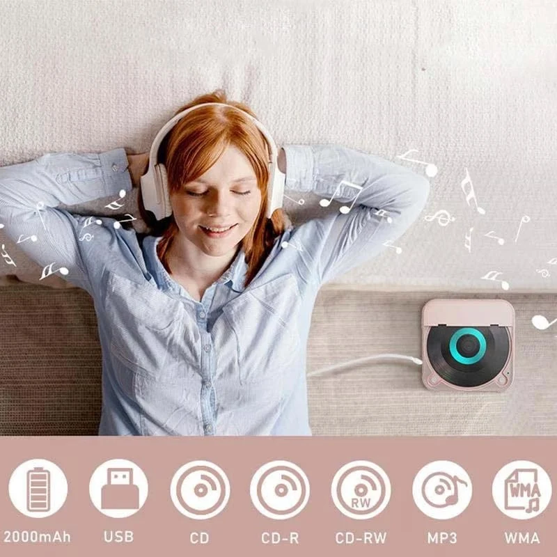 Lettore CD portatile - Bluetooth | Audio Hi-Fi | Vari Colori