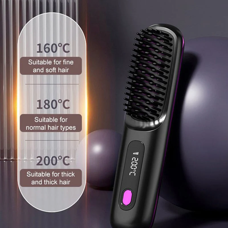 SilkGlow™ | Spazzola lisciacapelli senza fili con tecnologia in ceramica