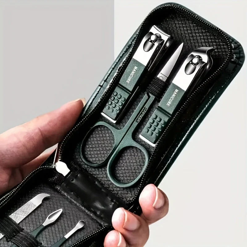 Coupe-Ongles Professionnel avec Kit de Manucure Compact