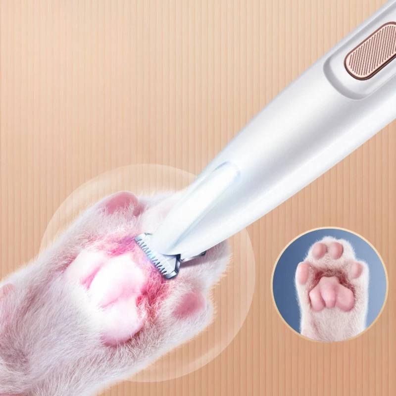 Trimmer per zampe per cani e gatti | Cura del pelo precisa | Applicazione sicura