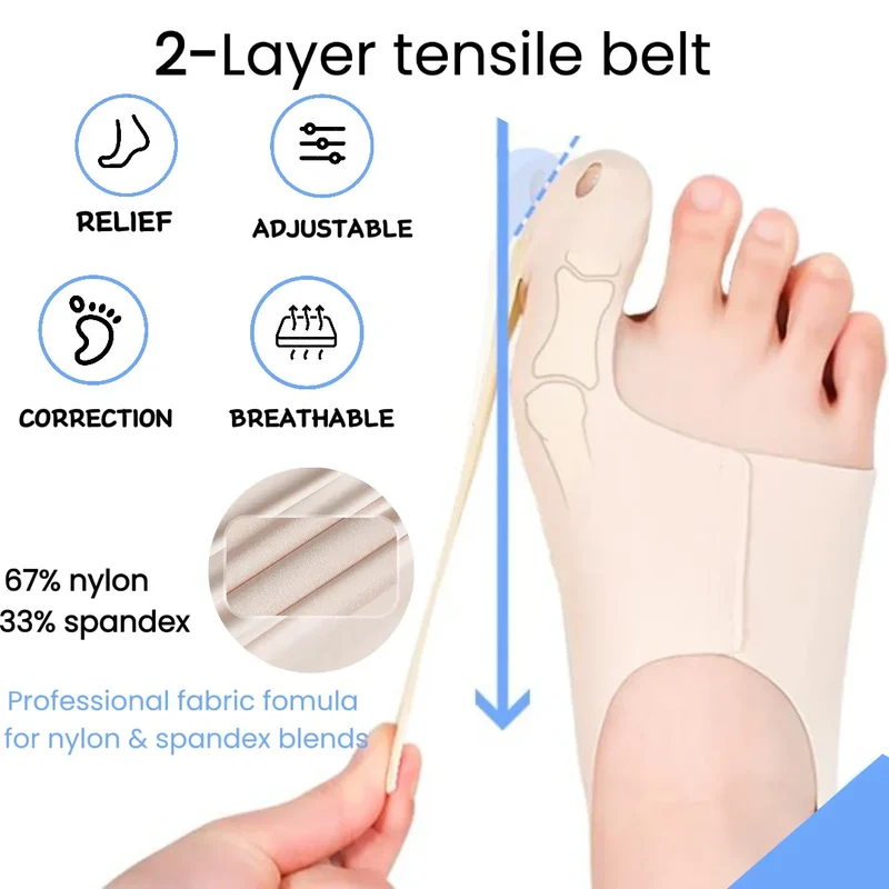 1+1 GRATIS | Hallux Valgus™ | La tua soluzione confortevole per piedi senza dolore!