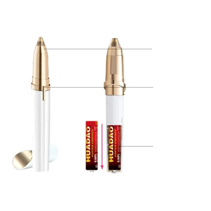 Rasatore elettrico per sopracciglia LED