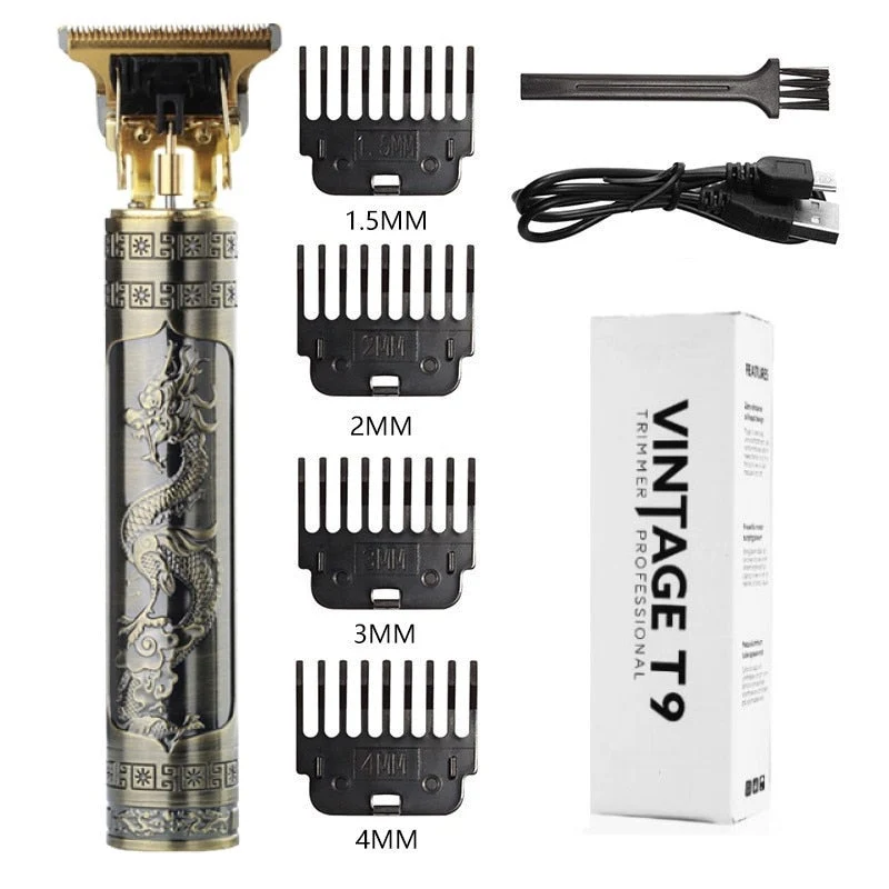 Rasoi per capelli wireless vintage per uomini