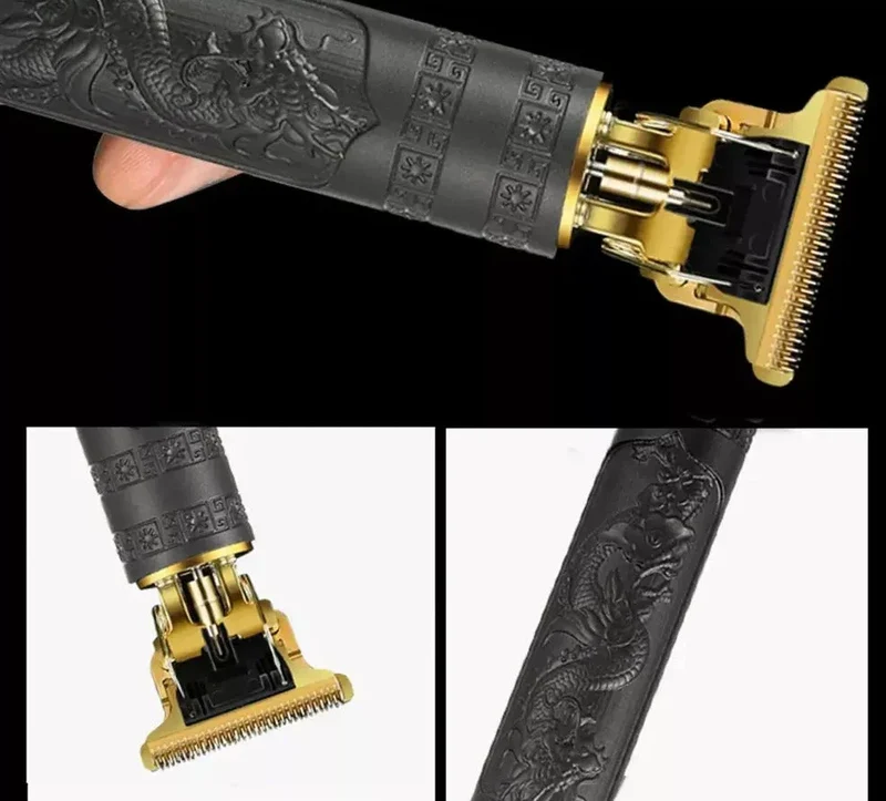 Rasoi per capelli wireless vintage per uomini