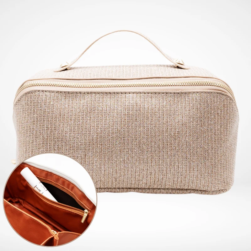 Trousse de maquillage élégante et compacte