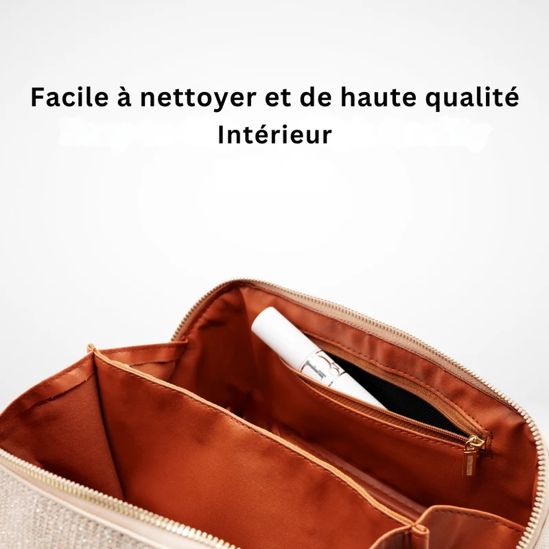 Trousse de maquillage élégante et compacte