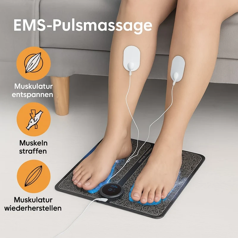 Dispositivo di massaggio per piedi EMS per un profondo relax | RelaxPiedi