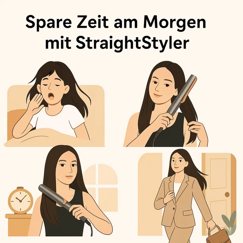 Föhn e piastra in 1 | 2 in 1 Styler per capelli | Volyra
