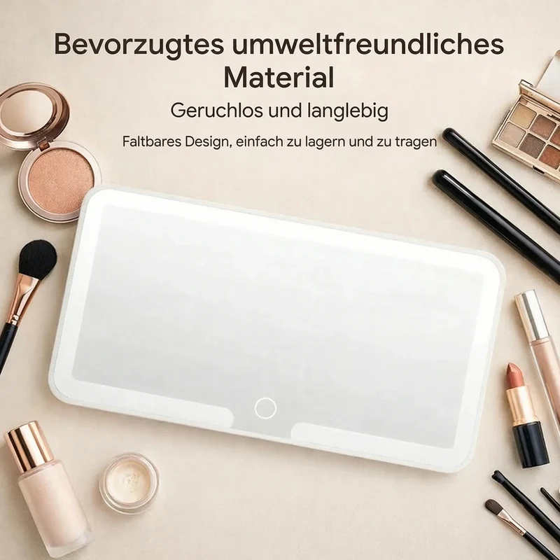 Specchio per trucco con luce per auto | Specchio cosmetico illuminato | GlowVisor