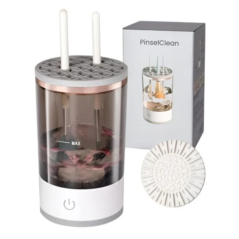 Pulitore per Pennelli | Pulire Pennelli Make Up | Pulitore Elettrico per Pennelli | PinselClean