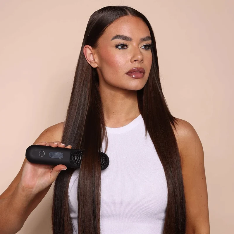 Spazzola lisciatrice & Spazzola per capelli elettrica | Piastra per capelli senza fili per capelli lisci | StyleGlide