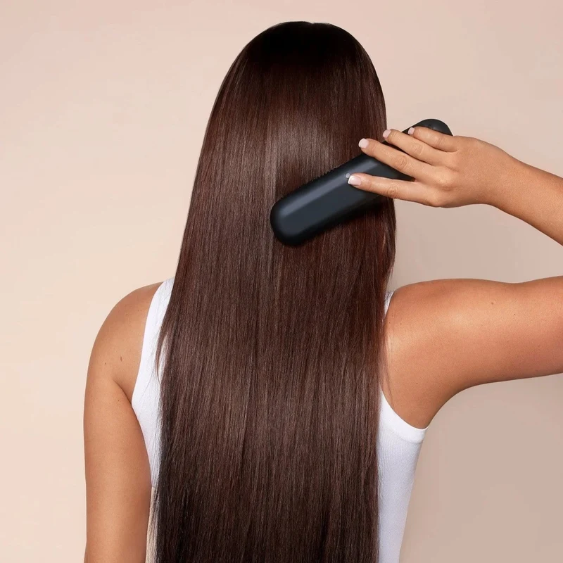 Spazzola lisciatrice & Spazzola per capelli elettrica | Piastra per capelli senza fili per capelli lisci | StyleGlide